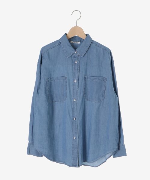 le.coeur blanc / ルクールブラン シャツ・ブラウス | シアーデニムシャツ | 詳細1