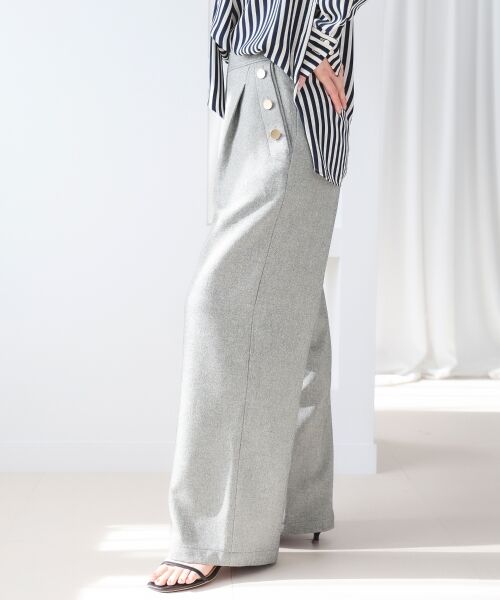 le.coeur blanc / ルクールブラン その他パンツ | 【日本製】メランジ調マリンワイドパンツ | 詳細29
