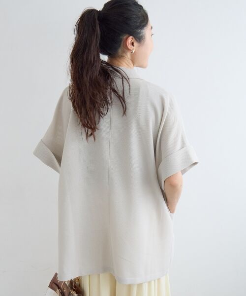 le.coeur blanc / ルクールブラン その他アウター | 【洗える】メッシュハーフスリーブジャケット | 詳細26