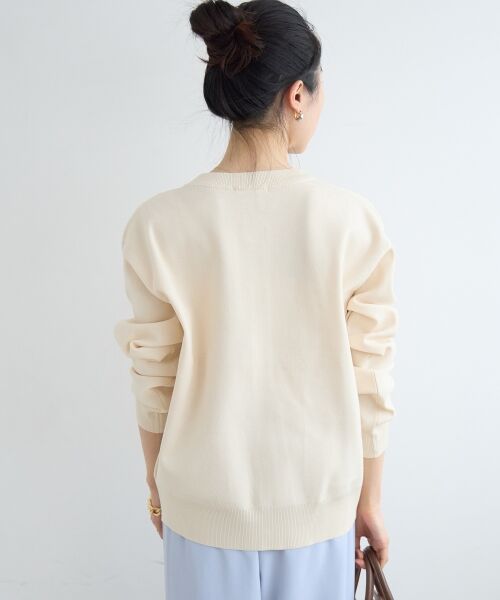 le.coeur blanc / ルクールブラン カーディガン・ボレロ | 《WEB限定アイテム》ウォッシャブルクルーネックカーディガン | 詳細21