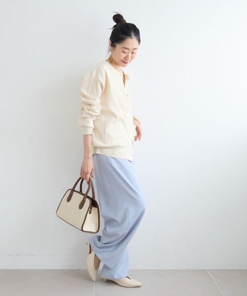 le.coeur blanc / ルクールブラン カーディガン・ボレロ | 《WEB限定アイテム》ウォッシャブルクルーネックカーディガン | 詳細25