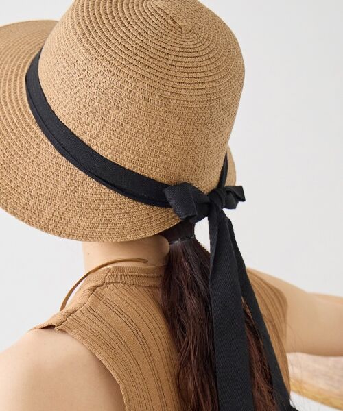 le.coeur blanc / ルクールブラン ハット | 《WEB限定アイテム》ペーパーリボンハット | 詳細7