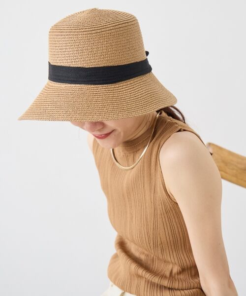 le.coeur blanc / ルクールブラン ハット | 《WEB限定アイテム》ペーパーリボンハット | 詳細8