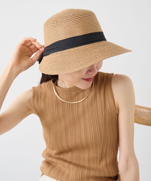 le.coeur blanc / ルクールブラン ハット | 《WEB限定アイテム》ペーパーリボンハット | 詳細9