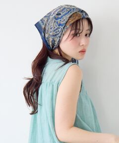 le.coeur blanc / ルクールブラン バンダナ・スカーフ | 《WEB限定アイテム》シフォンアソート柄スカーフ