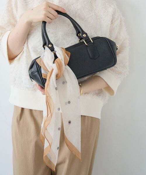 le.coeur blanc / ルクールブラン バンダナ・スカーフ | 《WEB限定アイテム》シフォンアソート柄スカーフ | 詳細2