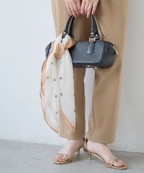 le.coeur blanc / ルクールブラン バンダナ・スカーフ | 《WEB限定アイテム》シフォンアソート柄スカーフ | 詳細5