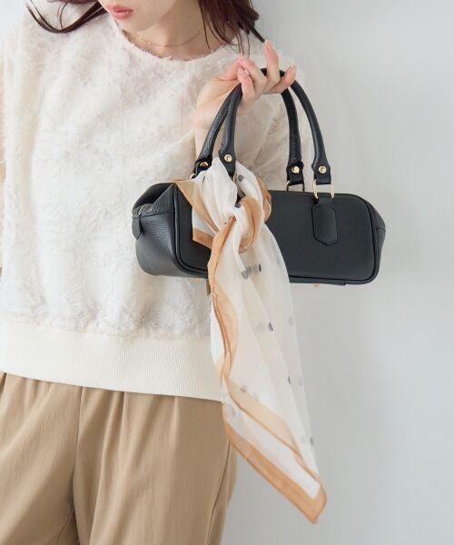 le.coeur blanc / ルクールブラン バンダナ・スカーフ | 《WEB限定アイテム》シフォンアソート柄スカーフ（オフ／柄）