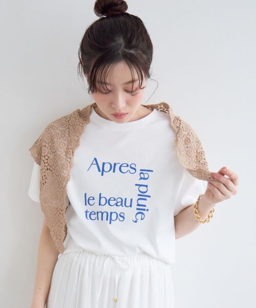 le.coeur blanc / ルクールブラン マフラー・ショール・スヌード・ストール | 《WEB限定アイテム》レース三角ストール | 詳細7