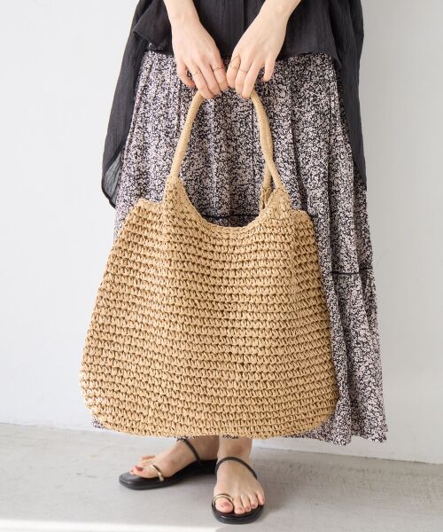 le.coeur blanc / ルクールブラン トートバッグ | 《WEB限定アイテム》ペーパートートバッグ（ベージュ）