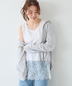 裾レースタンク