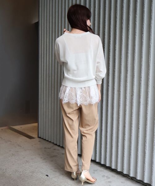 le.coeur blanc / ルクールブラン カーディガン・ボレロ | 【UVカット】Vネックジュエリーボタンカーディガン | 詳細11