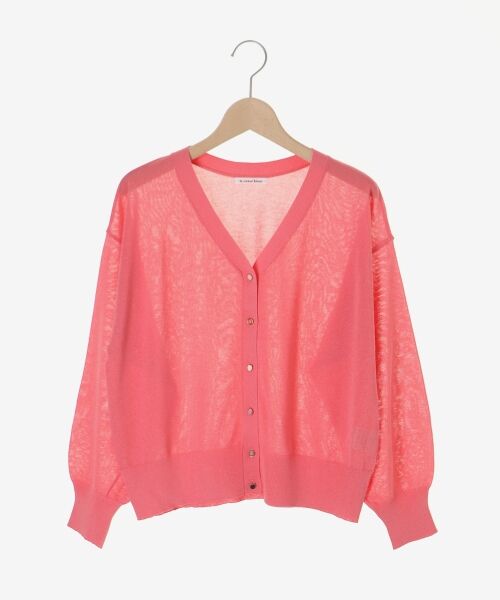 le.coeur blanc / ルクールブラン カーディガン・ボレロ | 【UVカット】Vネックジュエリーボタンカーディガン | 詳細13