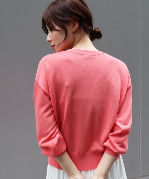 le.coeur blanc / ルクールブラン カーディガン・ボレロ | 【UVカット】Vネックジュエリーボタンカーディガン | 詳細16