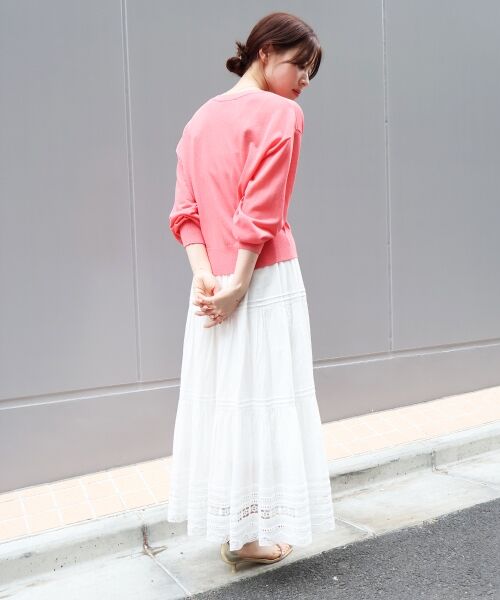 le.coeur blanc / ルクールブラン カーディガン・ボレロ | 【UVカット】Vネックジュエリーボタンカーディガン | 詳細22