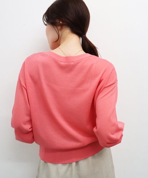 le.coeur blanc / ルクールブラン カーディガン・ボレロ | 【UVカット】Vネックジュエリーボタンカーディガン | 詳細27