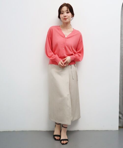le.coeur blanc / ルクールブラン カーディガン・ボレロ | 【UVカット】Vネックジュエリーボタンカーディガン | 詳細29