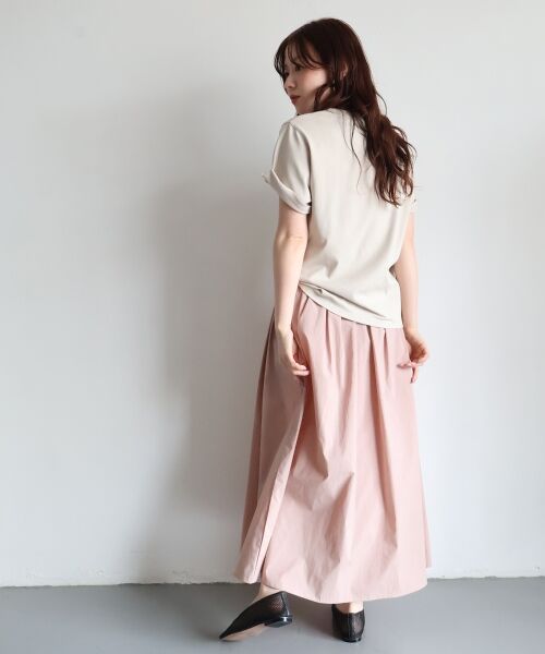 le.coeur blanc / ルクールブラン ロング・マキシ丈スカート | 【撥水・UV・接触冷感】ギャザースカート | 詳細12