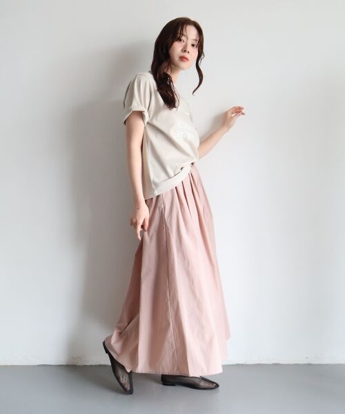 le.coeur blanc / ルクールブラン ロング・マキシ丈スカート | 【撥水・UV・接触冷感】ギャザースカート | 詳細14