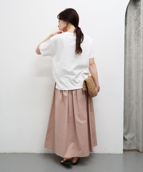 le.coeur blanc / ルクールブラン ロング・マキシ丈スカート | 【撥水・UV・接触冷感】ギャザースカート | 詳細7
