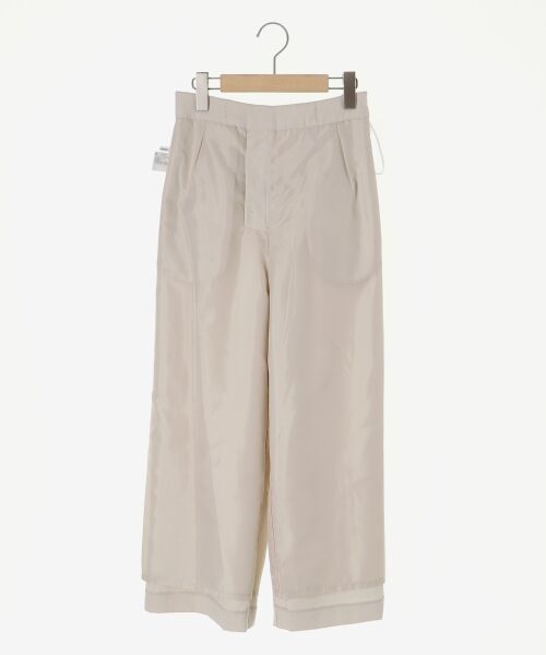 le.coeur blanc / ルクールブラン その他パンツ | タンブラーブッチャータックワイドパンツ | 詳細7