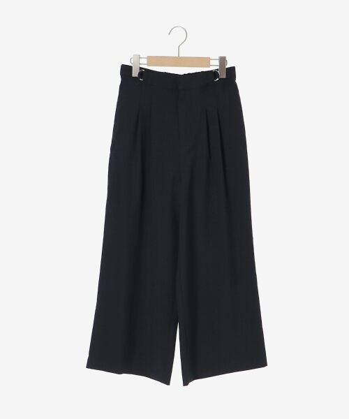 le.coeur blanc / ルクールブラン その他パンツ | タンブラーブッチャータックワイドパンツ（ネイビー）