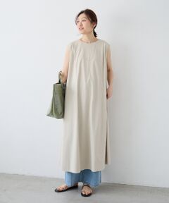 le.coeur blanc / ルクールブラン ロング・マキシ丈ワンピース | ノースリーブカットワンピース