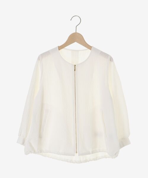le.coeur blanc / ルクールブラン ブルゾン | カラミタンブラータックスリーブブルゾン | 詳細1