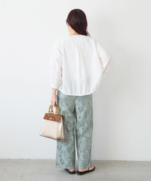 le.coeur blanc / ルクールブラン ブルゾン | カラミタンブラータックスリーブブルゾン | 詳細10