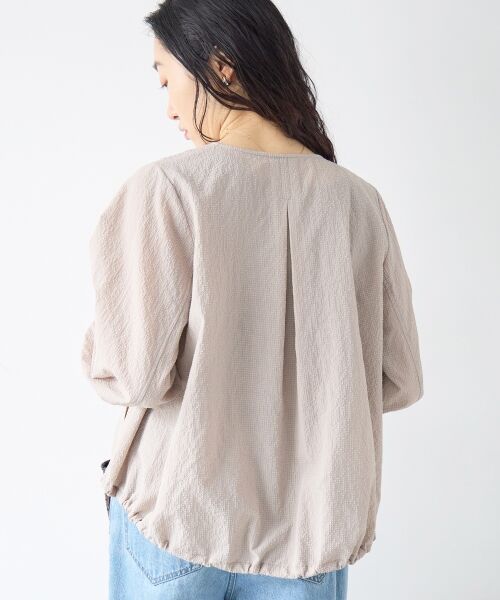 le.coeur blanc / ルクールブラン ブルゾン | カラミタンブラータックスリーブブルゾン | 詳細14