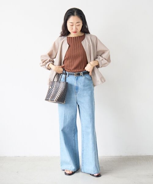 le.coeur blanc / ルクールブラン ブルゾン | カラミタンブラータックスリーブブルゾン | 詳細22