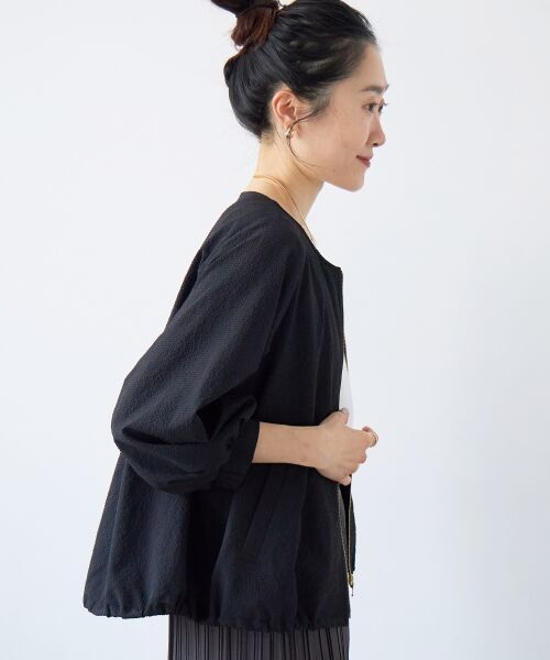 le.coeur blanc / ルクールブラン ブルゾン | カラミタンブラータックスリーブブルゾン | 詳細26