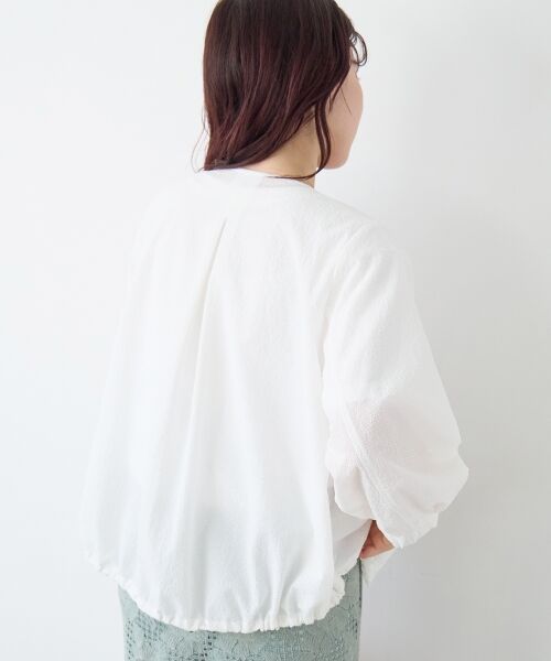 le.coeur blanc / ルクールブラン ブルゾン | カラミタンブラータックスリーブブルゾン | 詳細5