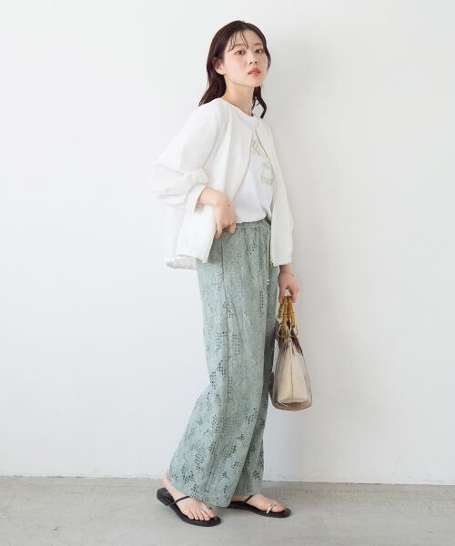 le.coeur blanc / ルクールブラン ブルゾン | カラミタンブラータックスリーブブルゾン | 詳細9