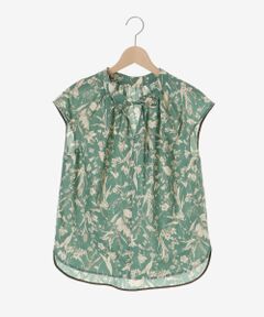 le.coeur blanc / ルクールブラン シャツ・ブラウス | ローンボタニカルプリントフレンチブラウス