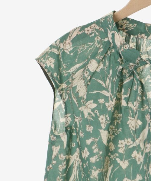 le.coeur blanc / ルクールブラン シャツ・ブラウス | ローンボタニカルプリントフレンチブラウス | 詳細3