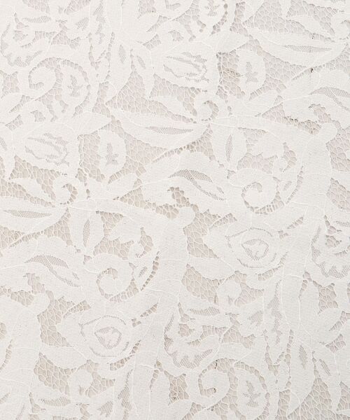 le.coeur blanc / ルクールブラン マフラー・ショール・スヌード・ストール | フラワーレース三角ストール | 詳細18