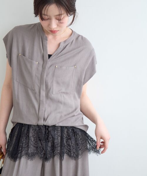 le.coeur blanc / ルクールブラン その他小物 | 《WEB限定アイテム》レースレイヤードスカート（付け裾) | 詳細28