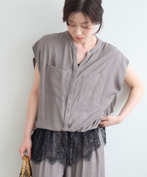 le.coeur blanc / ルクールブラン その他小物 | 《WEB限定アイテム》レースレイヤードスカート（付け裾) | 詳細29