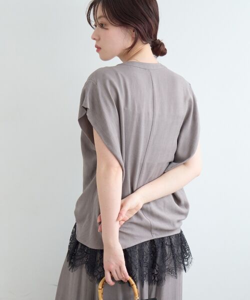 le.coeur blanc / ルクールブラン その他小物 | 《WEB限定アイテム》レースレイヤードスカート（付け裾) | 詳細30