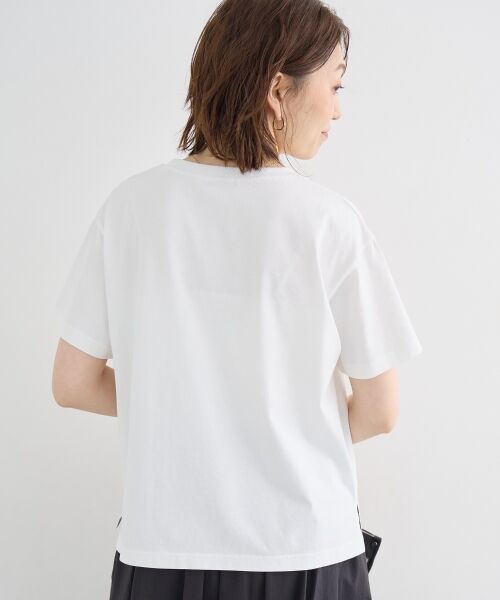 le.coeur blanc / ルクールブラン Tシャツ | レースポケットデザインTシャツ | 詳細14