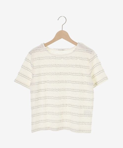 le.coeur blanc / ルクールブラン カットソー | レーシーフリルカットソー | 詳細1