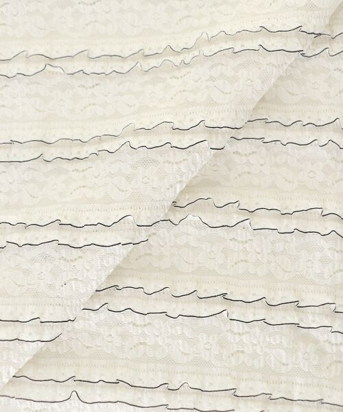 le.coeur blanc / ルクールブラン カットソー | レーシーフリルカットソー | 詳細5