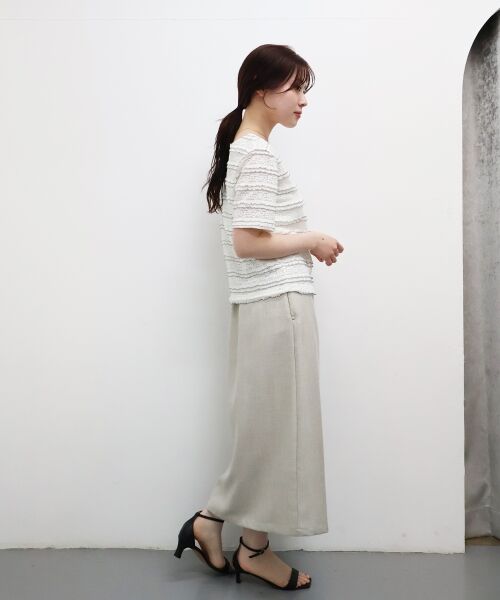 le.coeur blanc / ルクールブラン カットソー | レーシーフリルカットソー | 詳細25