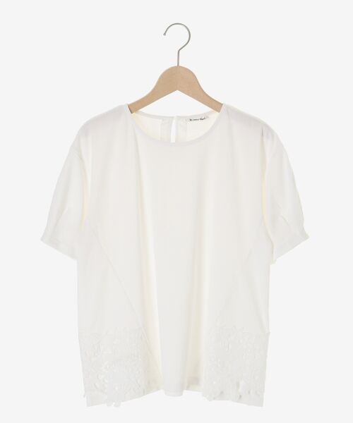 le.coeur blanc / ルクールブラン カットソー | サイドレースカットソー（オフ）