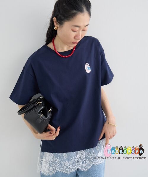 le.coeur blanc / ルクールブラン Tシャツ | 【BARBAPAPA】BonjourTシャツ | 詳細13