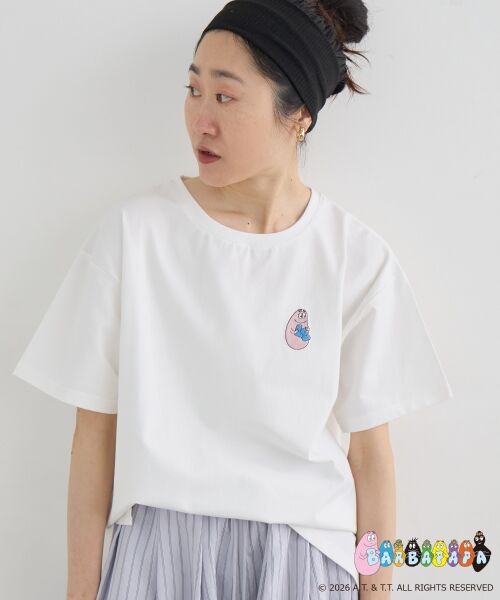 le.coeur blanc / ルクールブラン Tシャツ | 【BARBAPAPA】BonjourTシャツ | 詳細2
