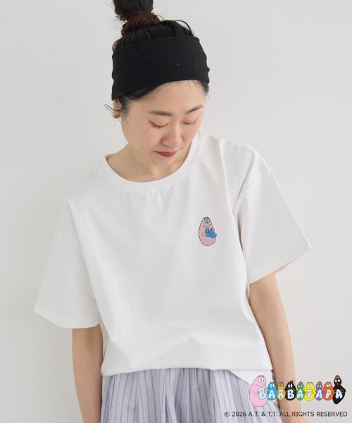 le.coeur blanc / ルクールブラン Tシャツ | 【BARBAPAPA】BonjourTシャツ | 詳細4