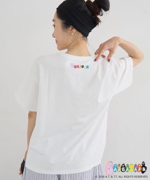 le.coeur blanc / ルクールブラン Tシャツ | 【BARBAPAPA】BonjourTシャツ | 詳細5