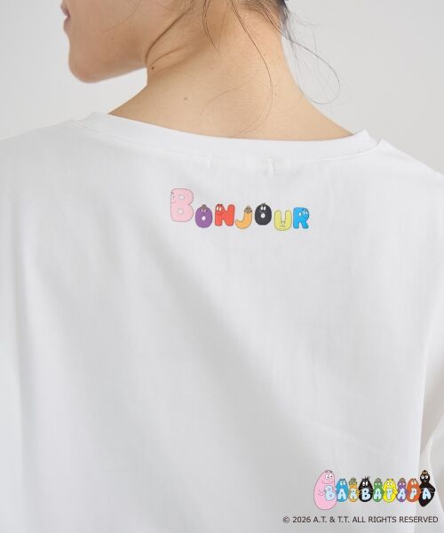 le.coeur blanc / ルクールブラン Tシャツ | 【BARBAPAPA】BonjourTシャツ | 詳細6